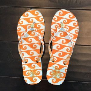 Tory Burch flip flops!